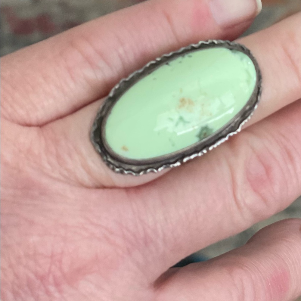 ⚜️Vintage Turquoise Ring Signed by artist size 7 - Picture 4 of 7